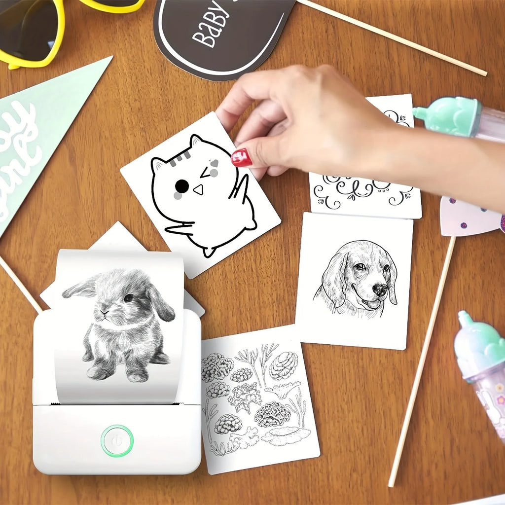 Pixby Mini – Przenośna drukarka termiczna Bluetooth (zdjęcia, etykiety, notatki)