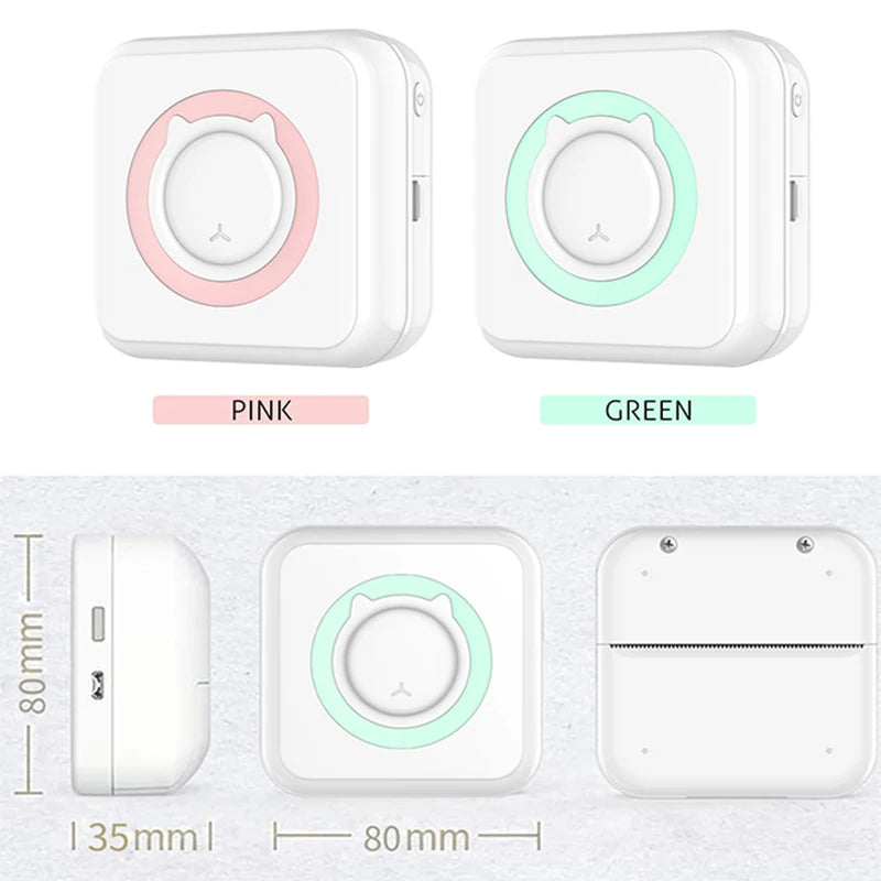 Pixby Mini – Przenośna drukarka termiczna Bluetooth (zdjęcia, etykiety, notatki)