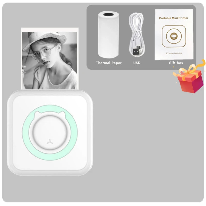 Pixby Mini – Przenośna drukarka termiczna Bluetooth (zdjęcia, etykiety, notatki)