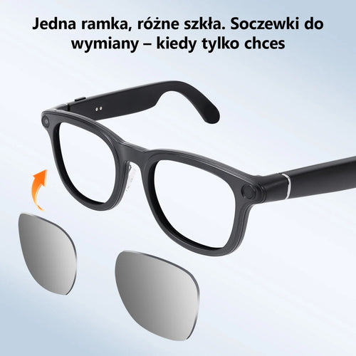 Pixby Vision X01 – Inteligentne okulary AI z kamerą, tłumaczem i ChatGPT | Bluetooth 5.3