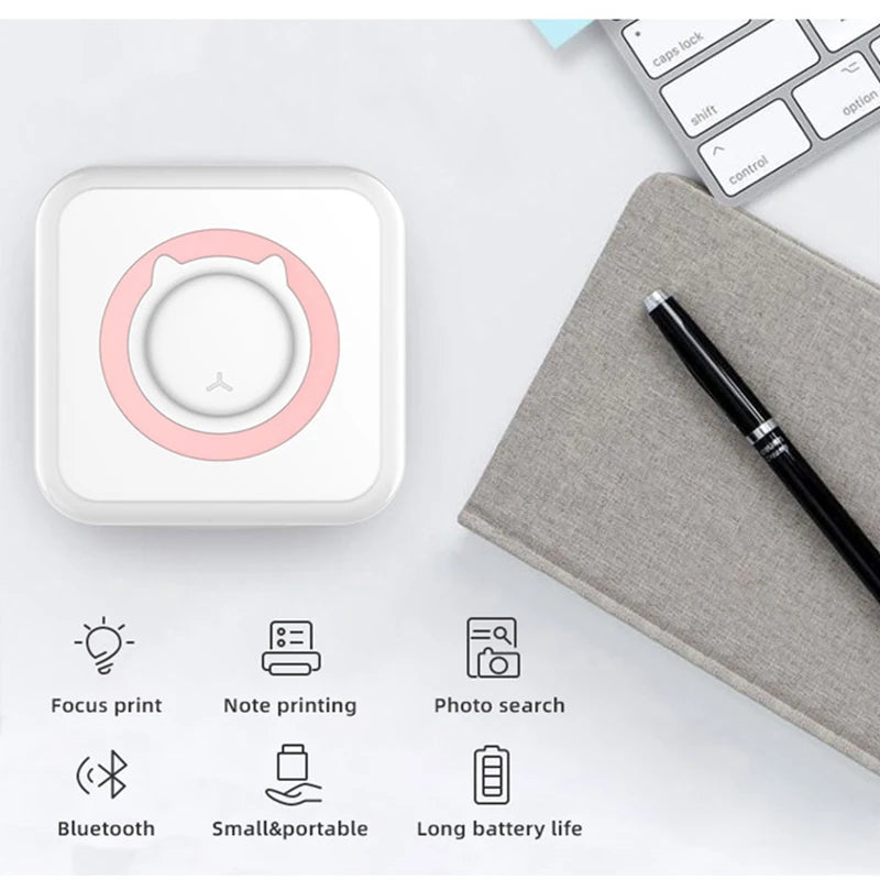 Pixby Mini – Przenośna drukarka termiczna Bluetooth (zdjęcia, etykiety, notatki)